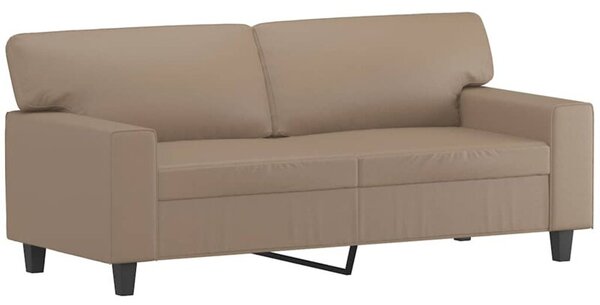 Sofa, 2-osobowa kolor cappuccino, 140 cm, sztuczna skÃ³ra