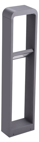 Słupek oświetleniowy LED Darko Lindby, aluminiowy / szary / cynkowy, aluminium, nowoczesny