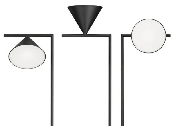 FLOS - Captain Flint Lampa Podłogowa Czarna