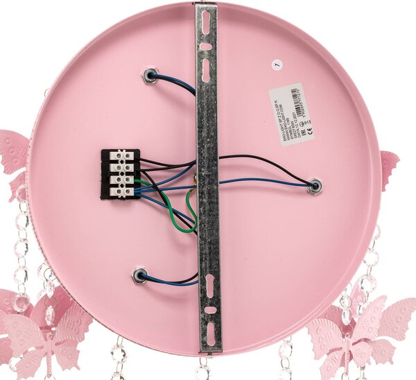 Lampa sufitowa Angelica Eko-Light, możliwość ściemniania, fioletowy / różowy / bladoróżowy, pokój dziecięcy, metal, młodzieżowy