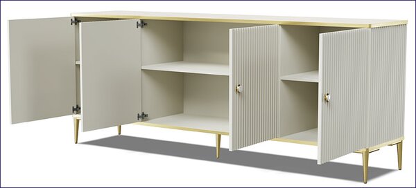 Lamelowa komoda cashmere P1-Z93