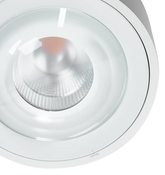 Lampa sufitowa LED Rotari Arcchio, możliwość ściemniania, biały / opal, salon / jadalnia, aluminium, nowoczesny