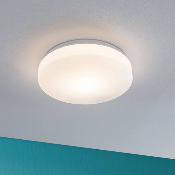 Paulmann Lampa sufitowa Axin, możliwość ściemniania, biały / opal, łazienka, tworzywo sztuczne