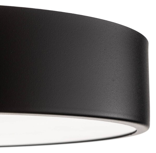 Plafon z czujnikiem ruchu Cleo 400 TEMAR LIGHTING, czarny, salon / jadalnia, metal, nowoczesny