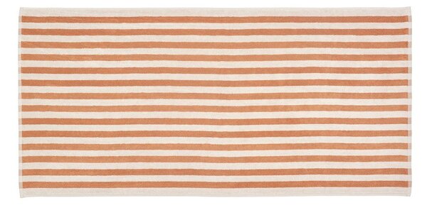 Pomarańczowo-beżowy ręcznik kąpielowy z bawełny organicznej frotte 70x140 cm Arto – Blomus