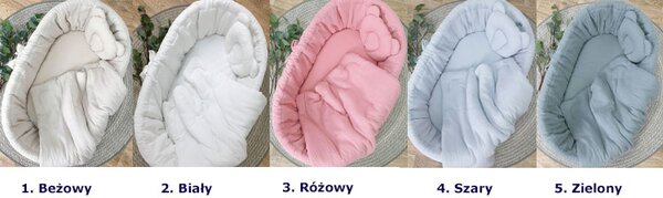 Biały kosz na rolkach A6-Z81