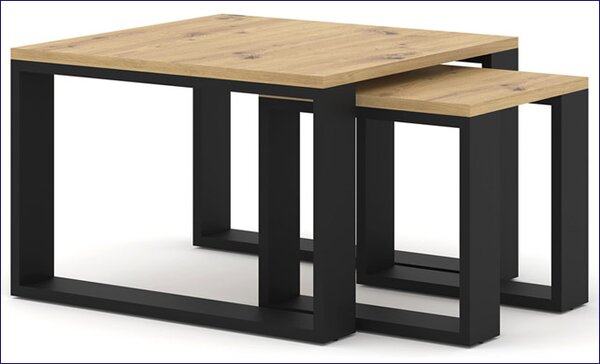 Zestaw stolików kawowych dąb artisan K5-F52