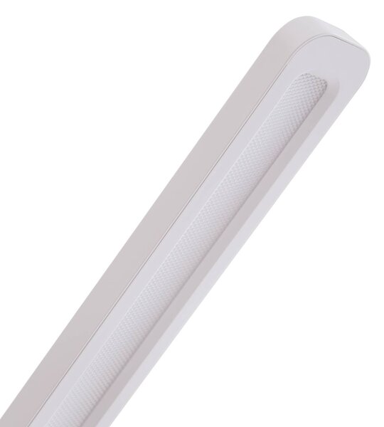 Lampa biurkowa LED Valtorin Lindby, możliwość ściemniania, biały / opal, biuro, tworzywo sztuczne, nowoczesny