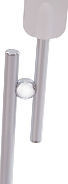 Lampa biurkowa LED Valtorin Lindby, możliwość ściemniania, biały / opal, biuro, tworzywo sztuczne, nowoczesny