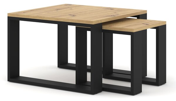 Zestaw stolików kawowych dąb artisan K5-F52