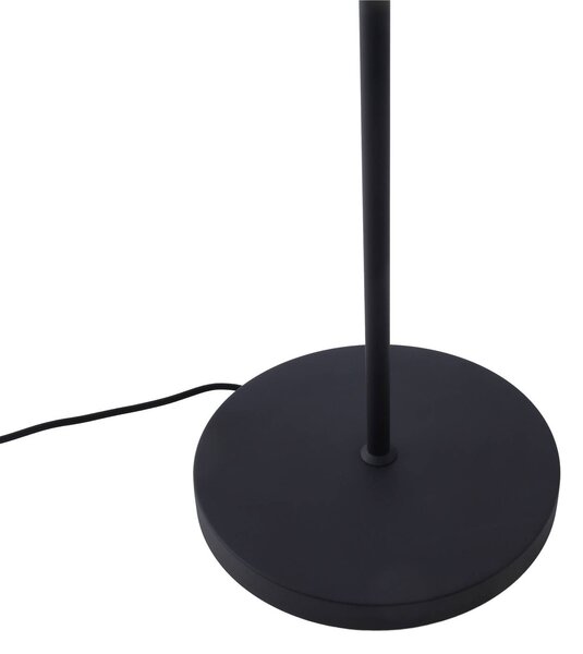 Lampa stojąca Ovelia Lindby, czarny, salon / jadalnia, metal, nowoczesny