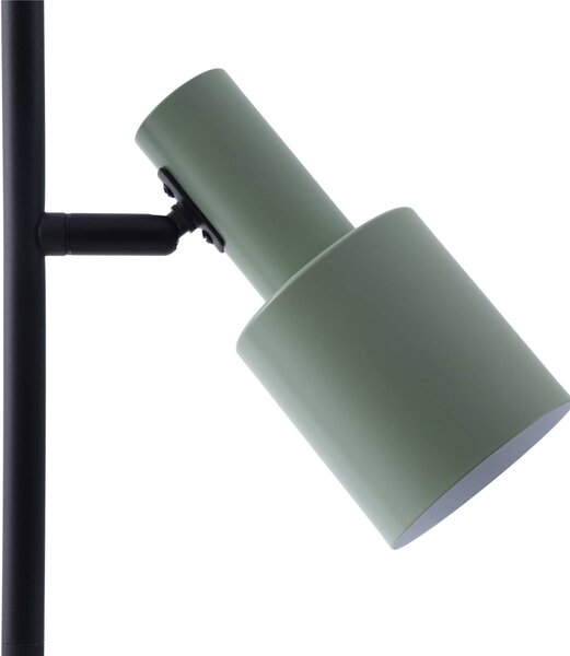 Lampa stojąca Ovelia Lindby, czarny, salon / jadalnia, metal, nowoczesny