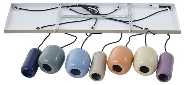 Lampa wisząca Narion Lucande, możliwość ściemniania, multikolor, salon / jadalnia, metal, design