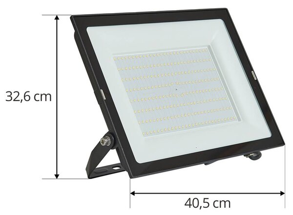 Kinkiet zewnętrzny LED Maikel PRIOS, czarny, aluminium, nowoczesny