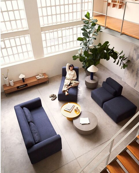 Ciemnoniebieska sofa 188 cm Neom – Kave Home