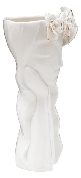 Biały porcelanowy wazon Mauro Ferretti Cute Woman