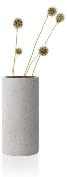 Jasnoszary wazon Blomus Bouquet, wys. 24 cm