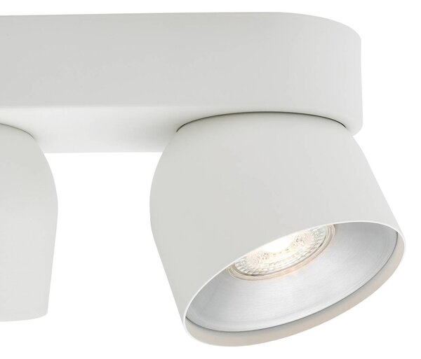 Nordlux Lampa sufitowa Pitcher, możliwość ściemniania, biały / opal, salon / jadalnia, metal, nowoczesny