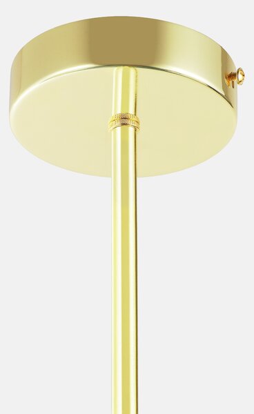 NOWOCZESNA LAMPA SUFITOWA WISZĄCA KLASYCZNE ZŁOTO LEDO W2