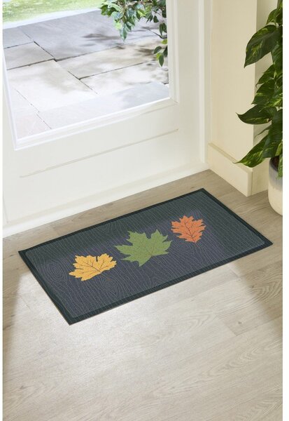 Wycieraczka 40x70 cm Autumn Leaves on Green – Artsy Doormats