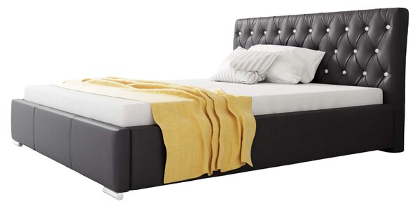 Łóżko tapicerowane z pojemnikiem RETRO 120x200