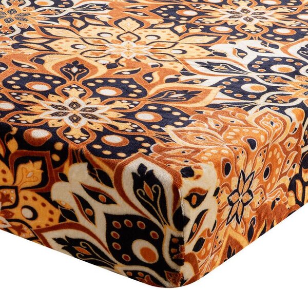 Napinane prześcieradło z mikropluszu BLANKA 90 x 200 cm