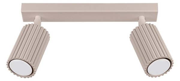 Szarobrązowa metalowa lampa punktowa 6,5x30 cm Gleam – Sollux