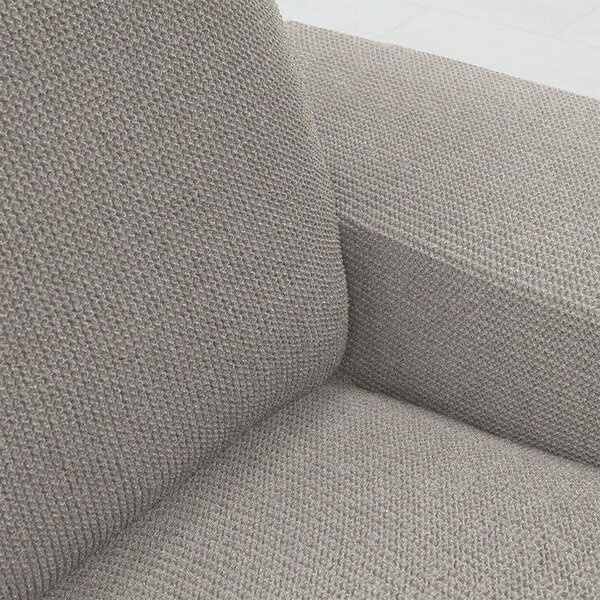 Super streczowe pokrowce HARMONIA jasnoszare fotel (sz. 70 - 110 cm)
