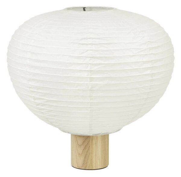 Biała lampa stołowa z papierowym kloszem (wysokość 32 cm) Kami – Blomus