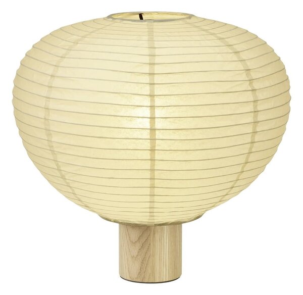 Biała lampa stołowa z papierowym kloszem (wysokość 32 cm) Kami – Blomus