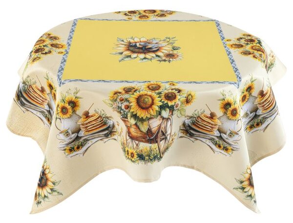 Obrus nakładka SUNFLOWERS 85 x 85 cm