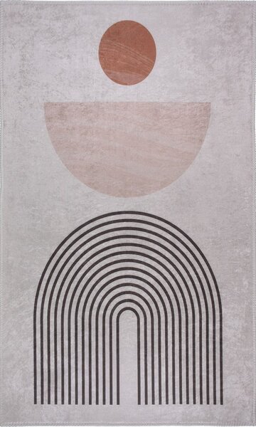 Kremowy dywan odpowiedni do prania 50x80 cm – Vitaus
