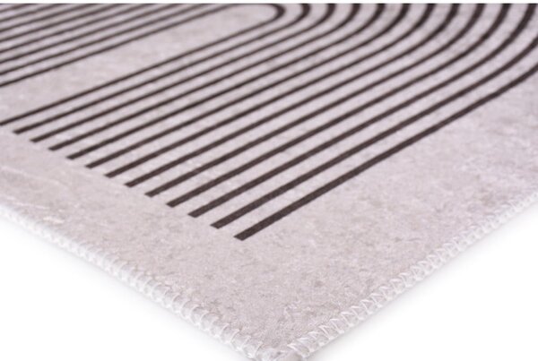 Kremowy dywan odpowiedni do prania 50x80 cm – Vitaus