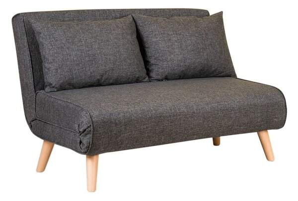 Ciemnoszara rozkładana sofa 120 cm Folde – Artie