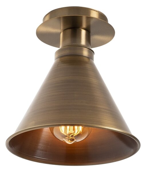 Lampa sufitowa w kolorze brązu z metalowym kloszem ø 20 cm Tramino – Opviq lights