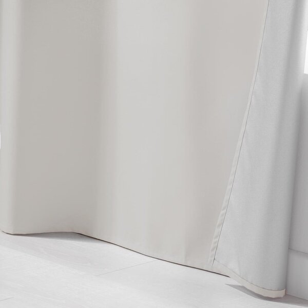 Beżowa zasłona termiczna 140x260 cm Icemount – douceur d'intérieur