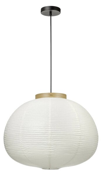Biała lampa wisząca z papierowym kloszem ø 60 cm Kami – Blomus