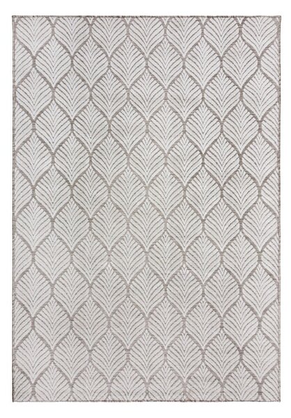Dywan odpowiedni na zewnątrz w kolorze kości słoniowej 120x170 cm Elm Leaf – Flair Rugs