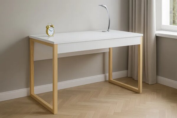 Skandynawskie biurko drewniane 100 cm Z7-W79