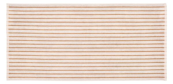 Pomarańczowo-beżowy ręcznik kąpielowy z bawełny organicznej frotte 70x140 cm Arto – Blomus