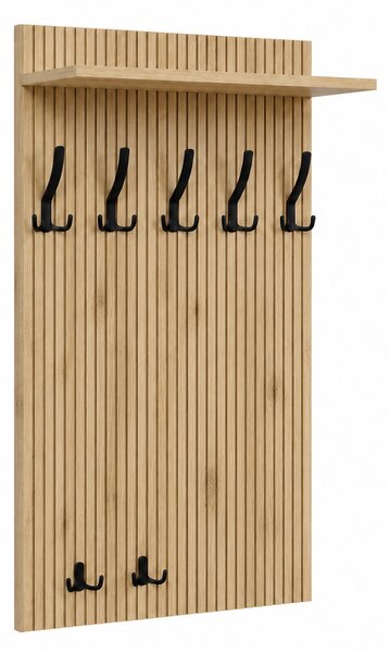 Wieszak ścienny 60 cm na ubrania, nowoczesne Lamele, do przedpokoju I ArtDHome