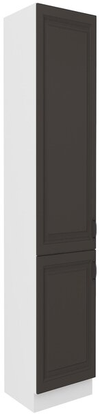 Wysoka szafka kuchenna słupek STILO 40 DK-210 2 F Grafit/Biały