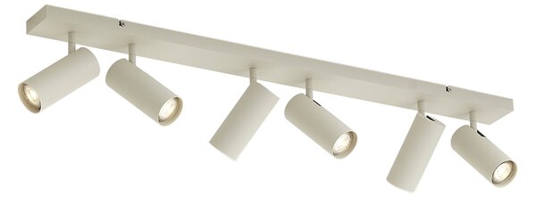 Nowoczesna lampa sufitowa beżowa 100 cm 6-punktowa regulowana - Renna