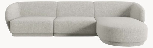 Narożna sofa modułowa z szenilu Lionel