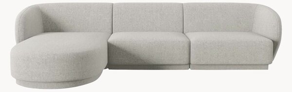 Narożna sofa modułowa z szenilu Lionel