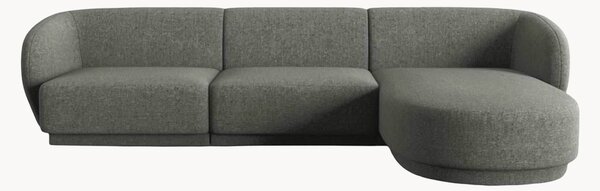 Narożna sofa modułowa z szenilu Lionel