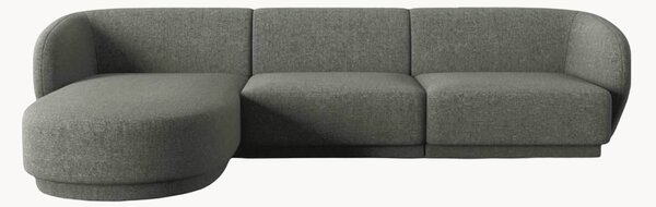 Narożna sofa modułowa z szenilu Lionel