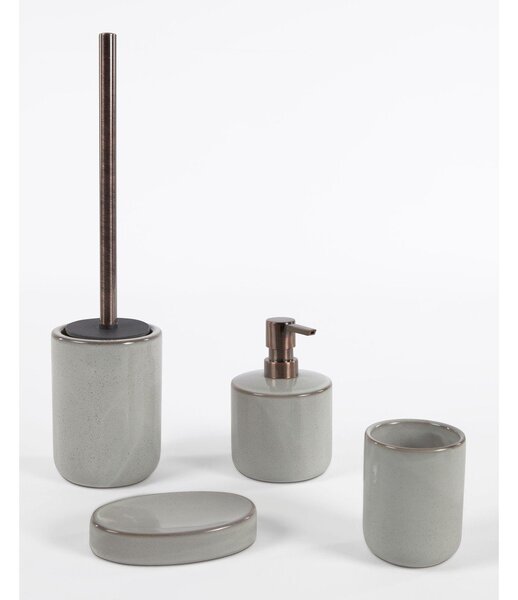 Jasnoszara mydelniczka ceramiczna Chavela – Kave Home