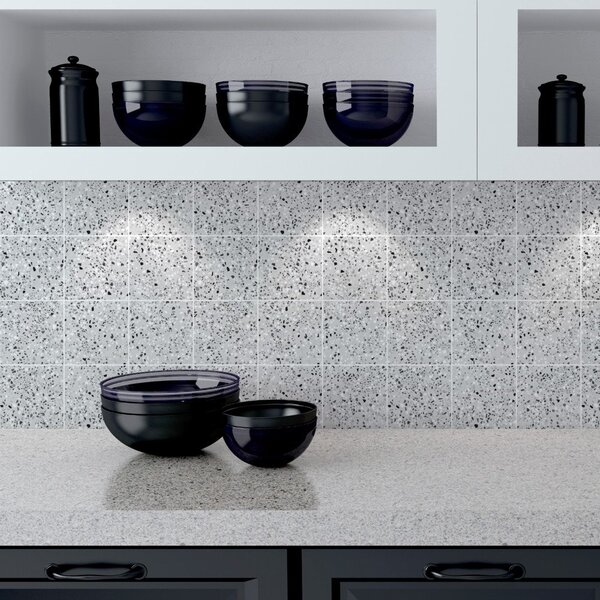 Zestaw naklejek na kafelki 60 szt. 10x10 cm Terrazo – Ambiance