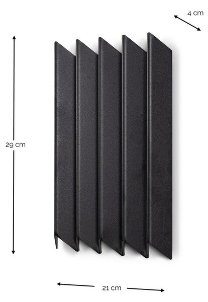 Szarozielony metalowy wieszak ścienny 21 cm Sensu – Spinder Design